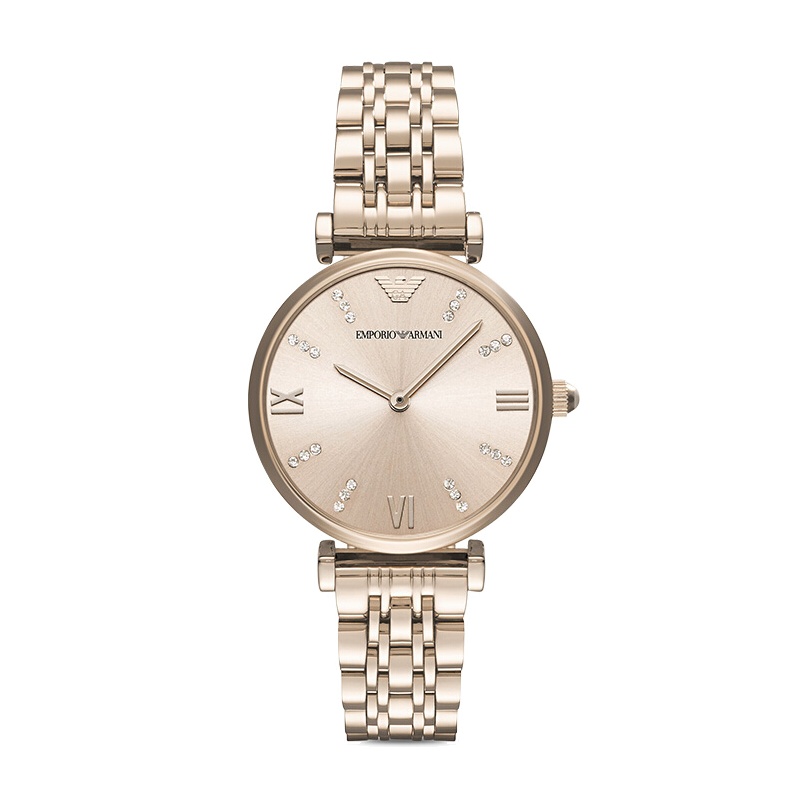 Emporio Armani阿玛尼手表女 新款个性钢带石英女表 AR11059