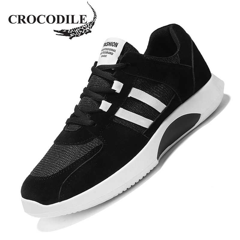 鳄鱼恤（CROCODILE）新款春季休闲鞋男鞋潮流时尚运动鞋子男款休闲户外鞋百搭鞋 男530