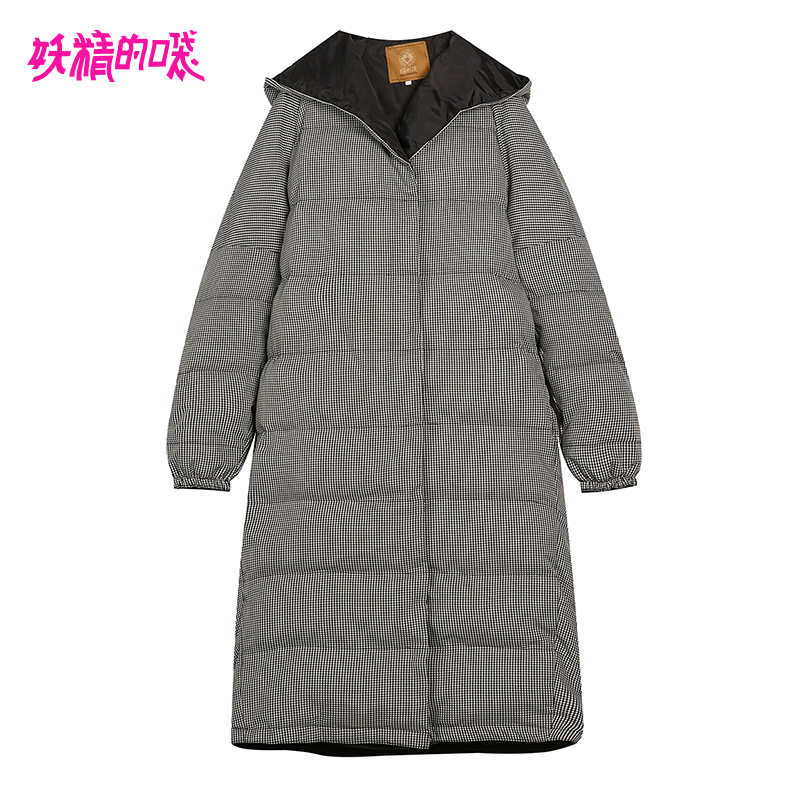 妖精的口袋Y冬装棉服女学生中长款外套加厚宽松棉衣潮R_1