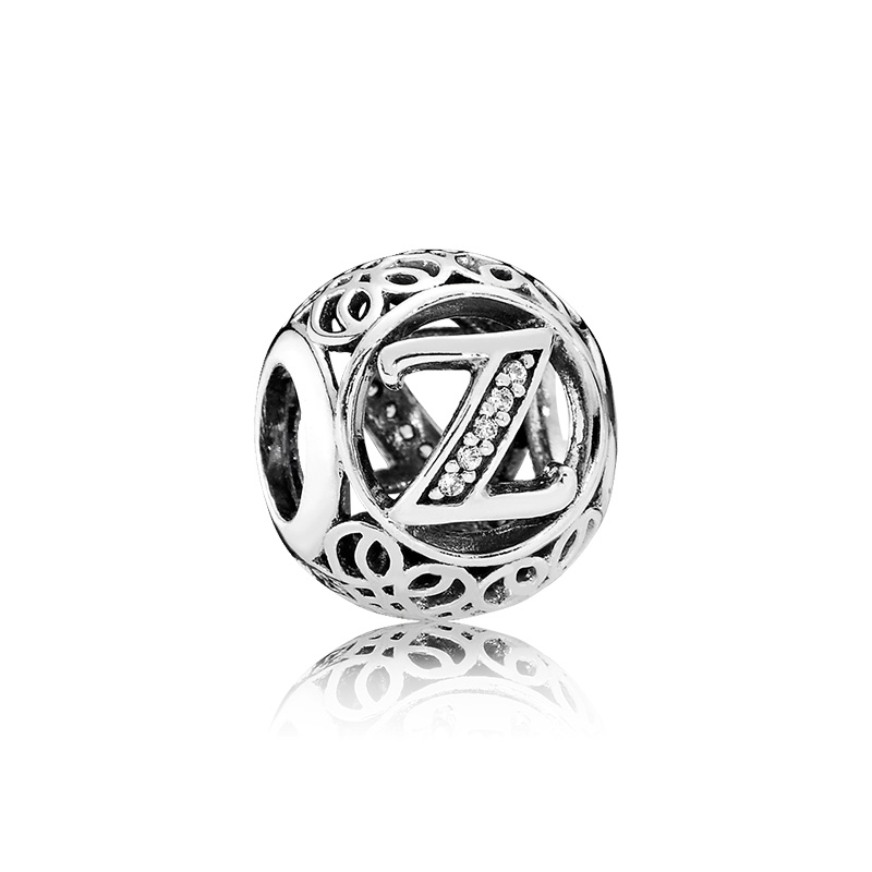 PANDORA潘多拉 复古字母Z 925银串饰 791870CZ