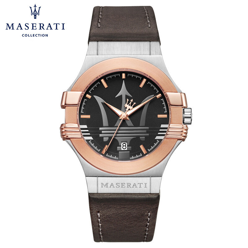 玛莎拉蒂MASERATI手表 Potenza系列 时尚男士石英表 R8851108014