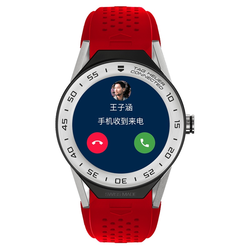 泰格豪雅(TAG Heuer)瑞士手表 智能腕表系列AB同款男表SBF818001.11FT8033