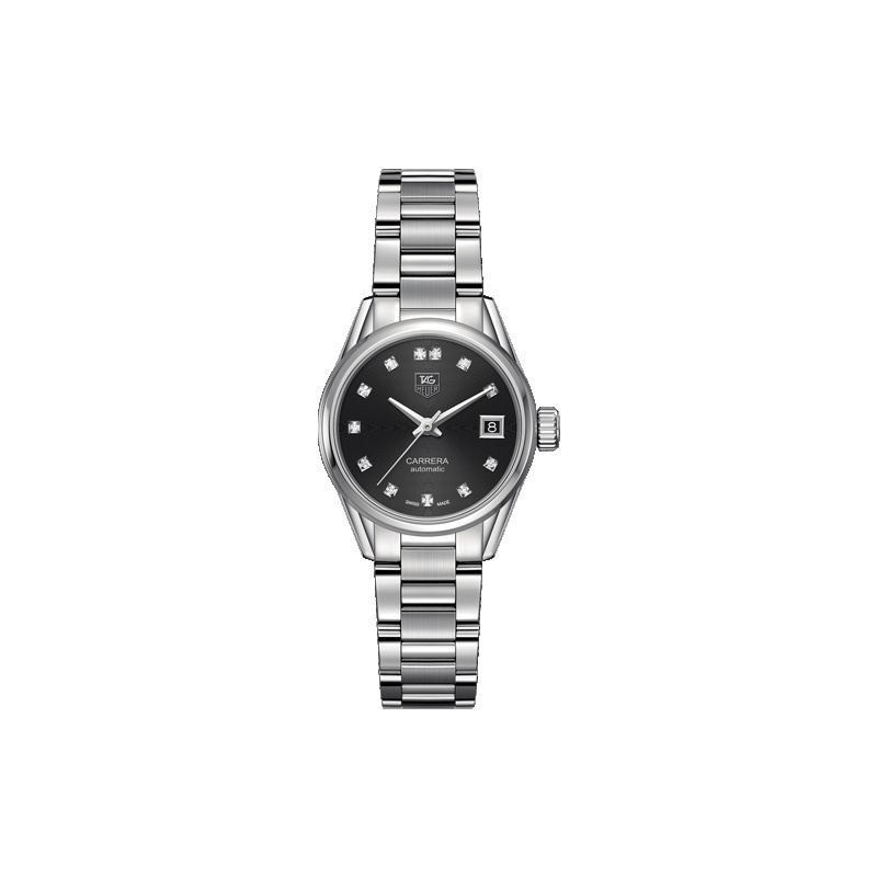 泰格豪雅(TAG Heuer)瑞士手表 卡莱拉系列自动机械女士手表WAR2413.BA0776