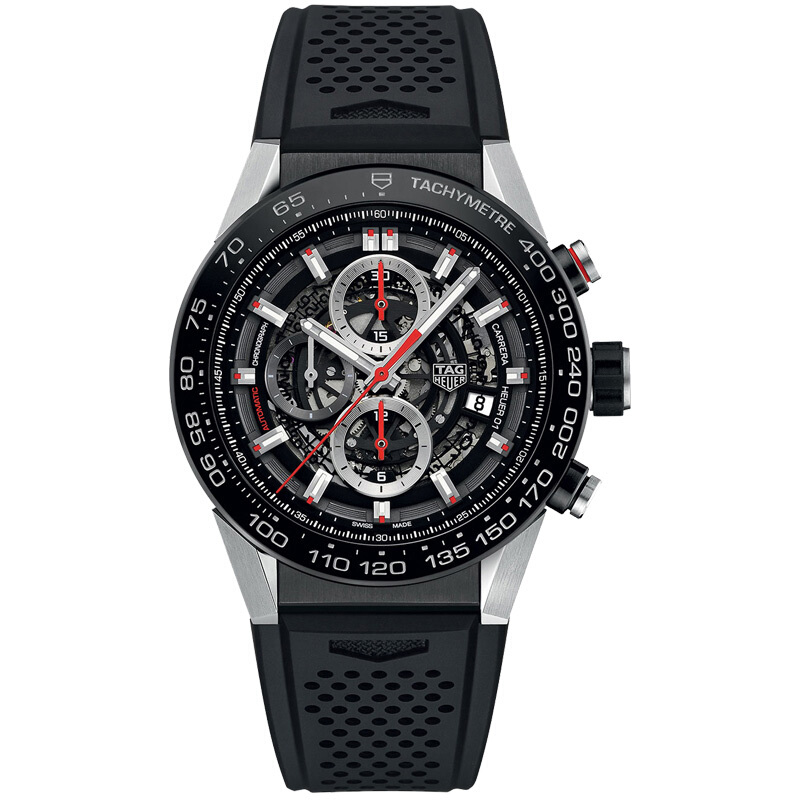 泰格豪雅(TAG Heuer)瑞士手表 卡莱拉系列自动机械男士手表CAR2A1Z.FT6044