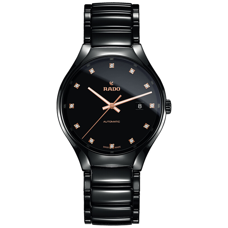 雷达(RADO)瑞士手表真系列时尚休闲简约商务自动机械男士手表R27056732