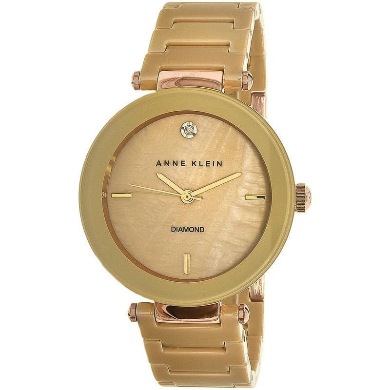 安妮克莱因（ANNE KLEIN）璀璨永恒系列时尚简约个性石英女士手表AK/1018TNGB