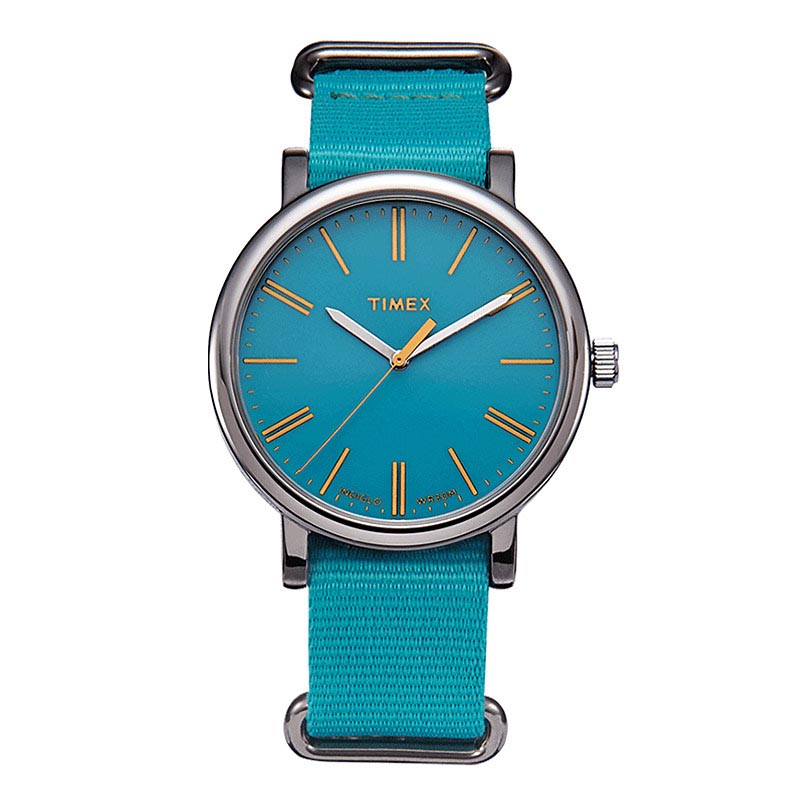 美国TIMEX/天美时手表女简约学院风石英尼龙带中性表T2P363