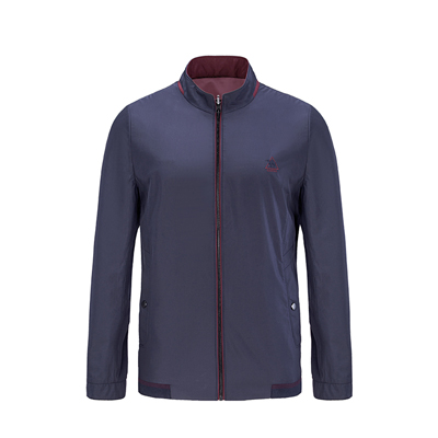 CAMEL 骆驼男装 新款男士立领修身商务休闲夹克两面穿外套