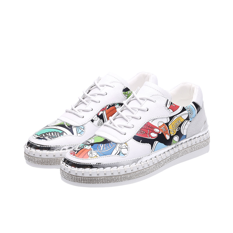 柏丽卡女鞋2018春季新款板鞋女韩版平底原宿学院风百搭渔夫休闲鞋