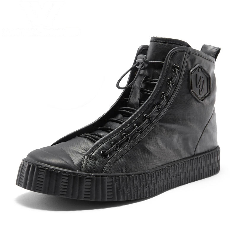 维界高帮休闲男鞋个性舒适新款厚底高帮板鞋