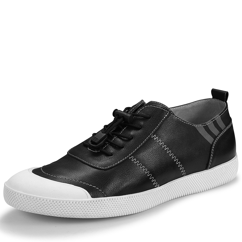 皓顿（HAUTTON）头层牛皮男鞋休闲鞋板鞋 9371XB051