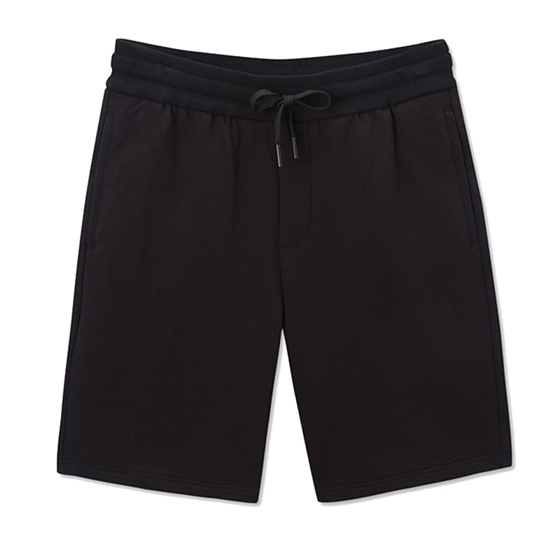 GXG短裤男装 夏季男士都市修身黑色休闲针织时尚短裤男潮