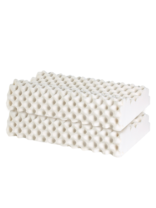 睡眠博士(AiSleep) 泰国乳胶枕头枕芯 护颈枕双人成人橡胶乳胶颈椎枕头 一对装（2只）颗粒按摩大号