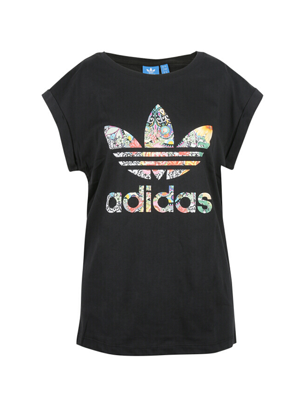 Adidas 三叶草 女子 LOGO 短袖 BR5169