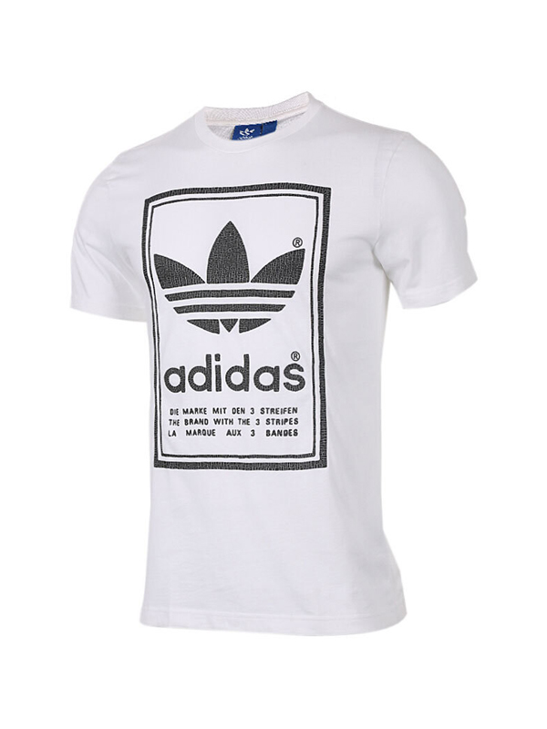 Adidas 三叶草 男子 LOGO 短袖 BS3136