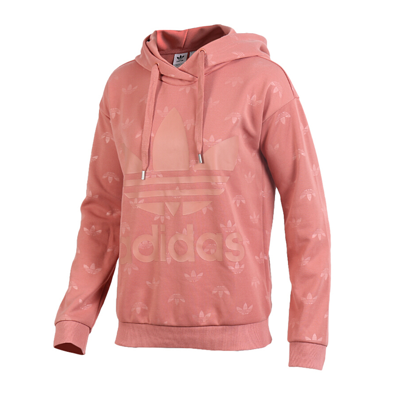 Adidas阿迪达斯三叶草2018HOODEDSWEAT春季女装卫衣CD6931