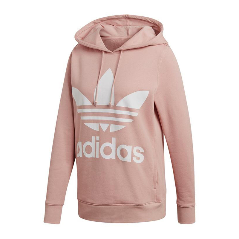 Adidas阿迪达斯三叶草2018TREFOILHOODIE冬季女装套头衫DH3134
