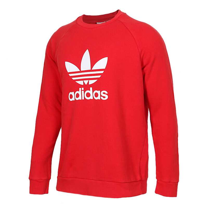 Adidas阿迪达斯三叶草2018TREFOILCREW冬季男装卫衣DH5826