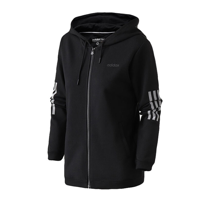 Adidas阿迪达斯NEO2018WCE3SZIPHDY冬季女装外套DM2056