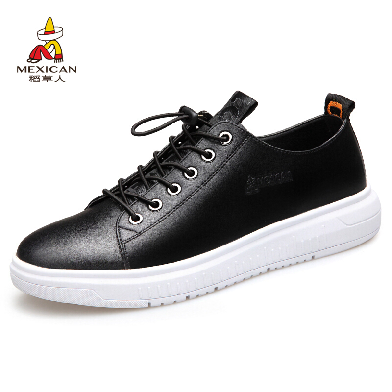 稻草人 男鞋新品男士韩版潮流时尚板鞋休闲鞋