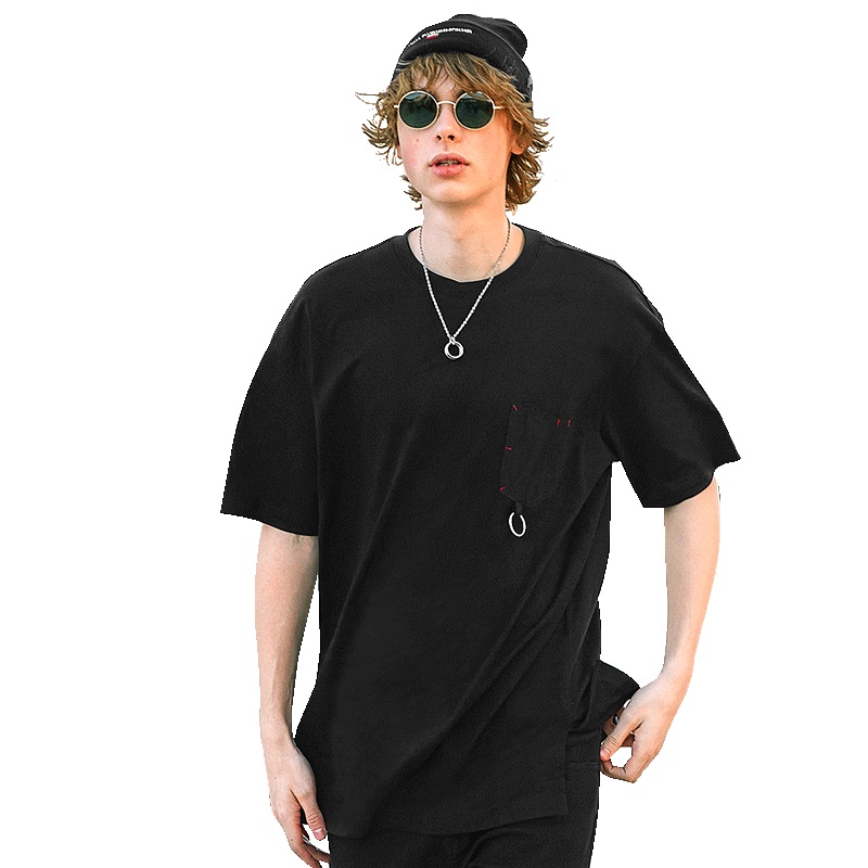 CAPOT情侣装夏装2018新款男女短袖T恤韩版圆领宽松半袖打底衫上衣