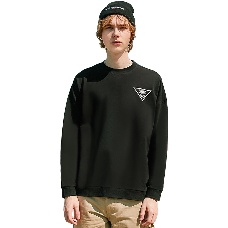 CAPOT 潮牌2018新款男士圆领套头前卫时尚印花经典潮流长袖卫衣