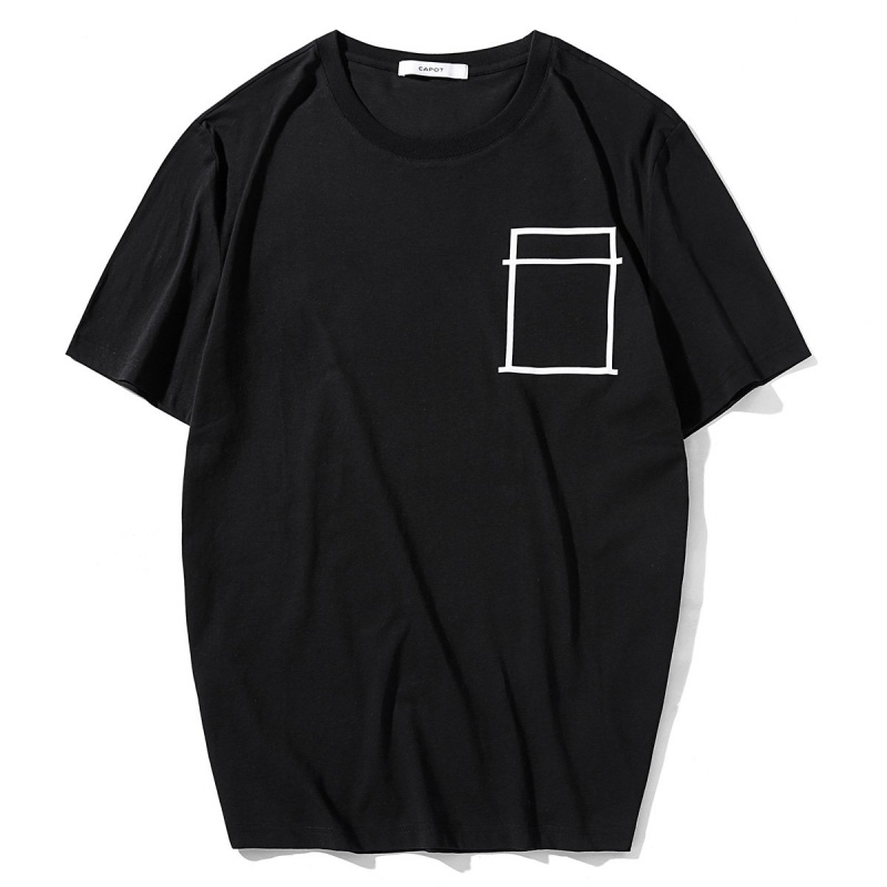 CAPOT男士T恤短袖圆领潮牌情侣装