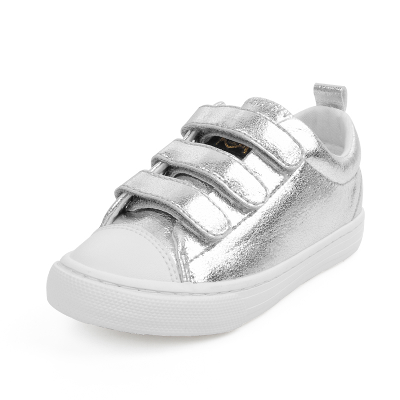 泰兰尼斯儿童板鞋2018秋季新款亮面男童硫化鞋女童休闲时尚潮单鞋_350_402