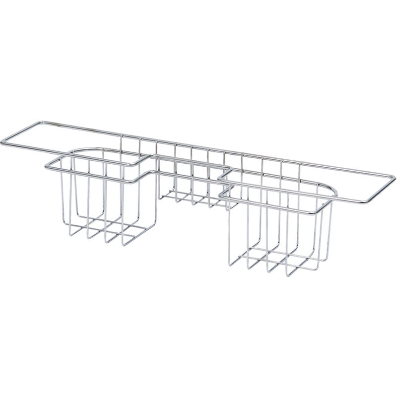 欧润哲(ORANGE) 不锈钢多功能水槽架沥水架 厨房沥水篮收纳篮整理架107005