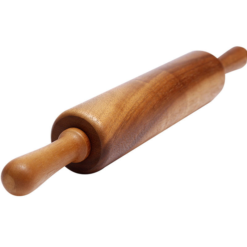 欧润哲(ORANGE) 泰国进口实木滚轴擀面杖 木质和面棒 棍擀压面棍擀面棍 烘焙用品 201012