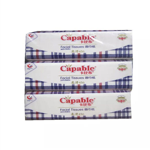 卡比布 （Capable）妇婴适用抽纸 干纸巾 456×3包装