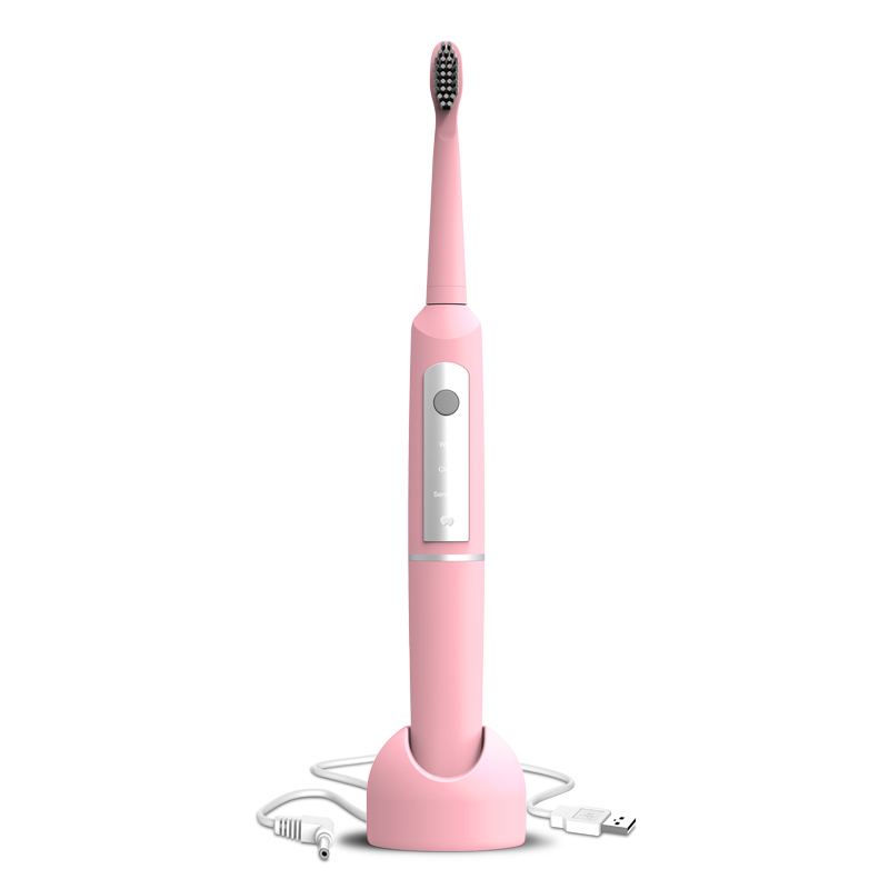 刷牙电动成人牙刷充电式声波自动牙刷情侣电动牙刷889-I（粉色）+839-I
