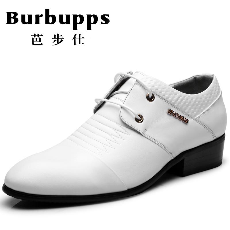 法国品牌Burbupps芭步仕2018新款爆款男鞋真皮时尚商务正装皮鞋休闲鞋