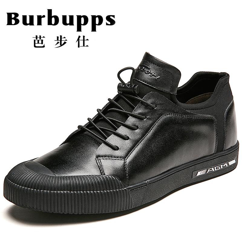法国芭步仕Burbupps 2019春尚新真皮男士时尚潮流定制商务休闲鞋
