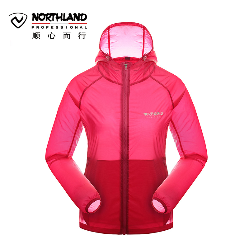 诺诗兰NORTHLAND春夏户外皮肤衣女防晒防风运动透气外套