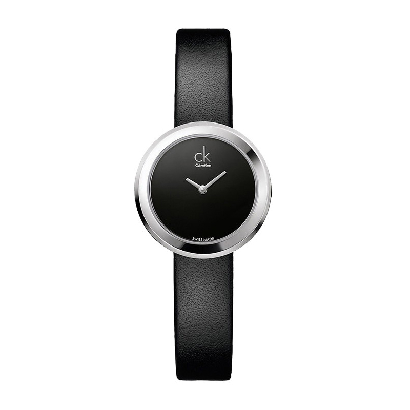 CK卡文克莱手表 Ladies系列皮带圆盘女表 K3N231C1