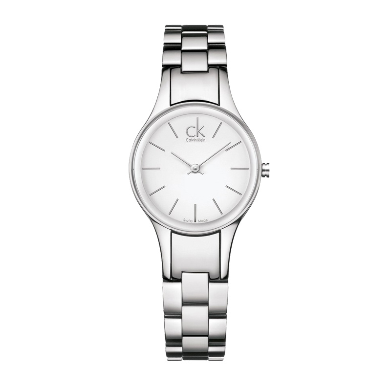 CK手表 女士防水钻石英表 瑞士时尚装表 钢带女腕表 K4323126