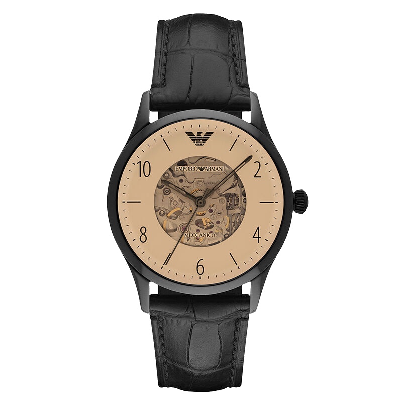 阿玛尼EMPORIO ARMANI手表 全自动机械男表时尚休闲男士机械表 AR1923