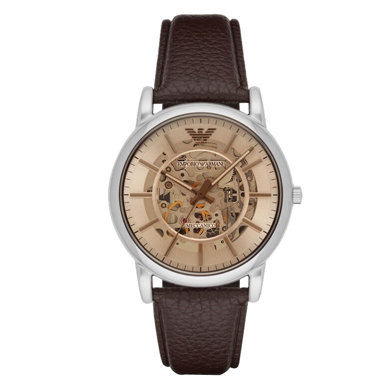 阿玛尼 男士手表全自动机械表镂空 男款AR1982