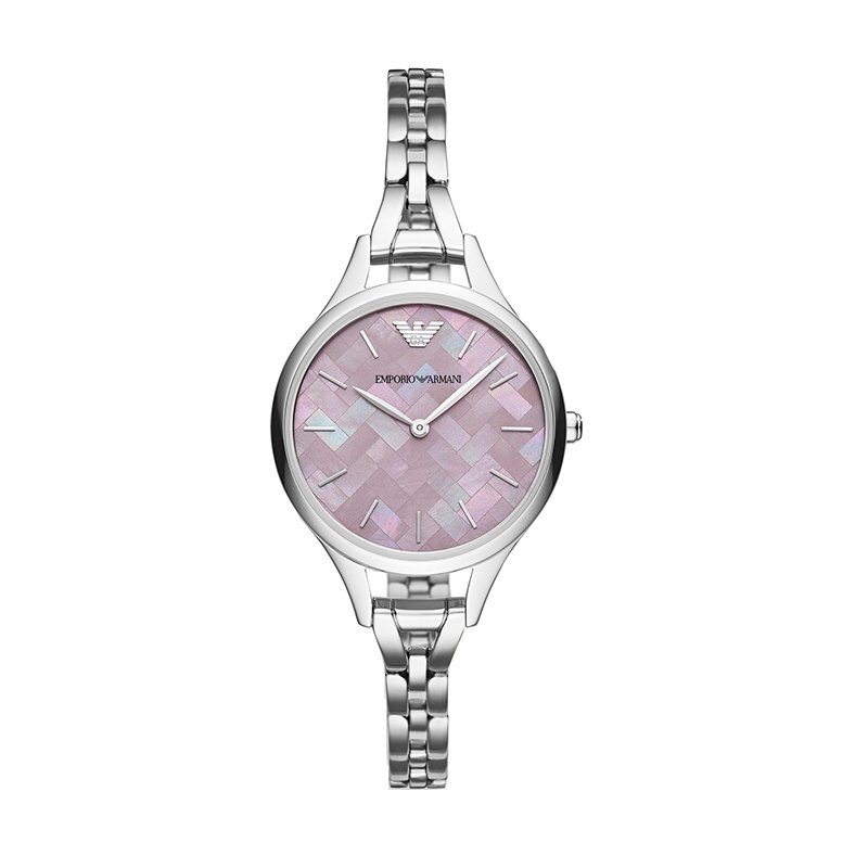 阿玛尼(Armani)手表钢带石英女表简约大方商务腕表