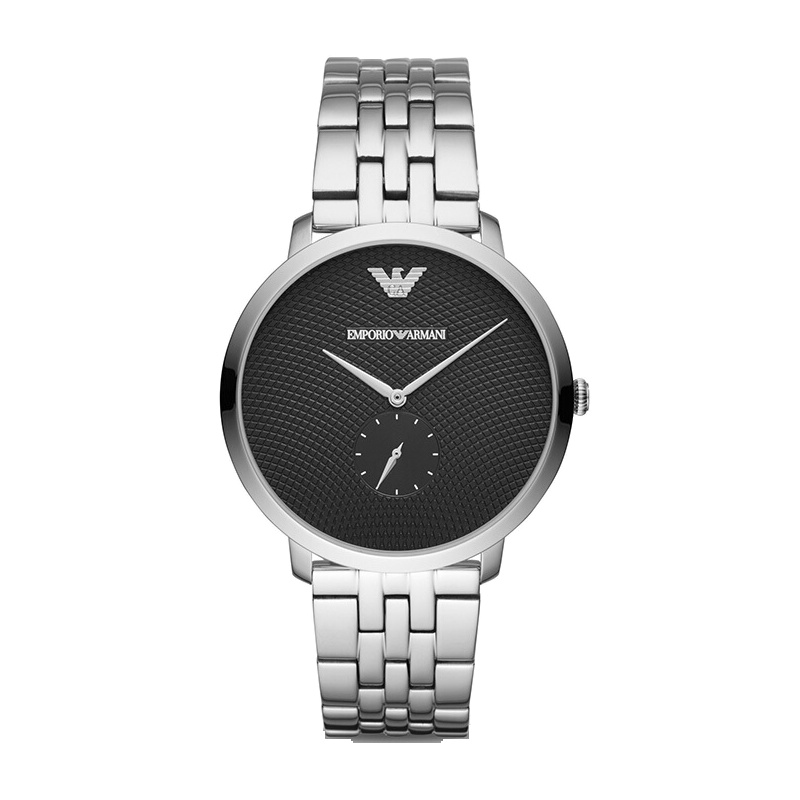阿玛尼 （Emporio Armani ）手表 时尚钢制表带男表 商务休闲 石英腕表AR11161
