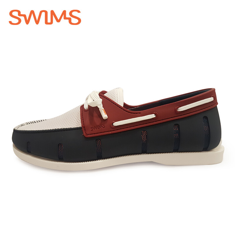 Swims Boat Loafer 挪威春秋款男鞋 防水透气拼接色系时尚休闲鞋
