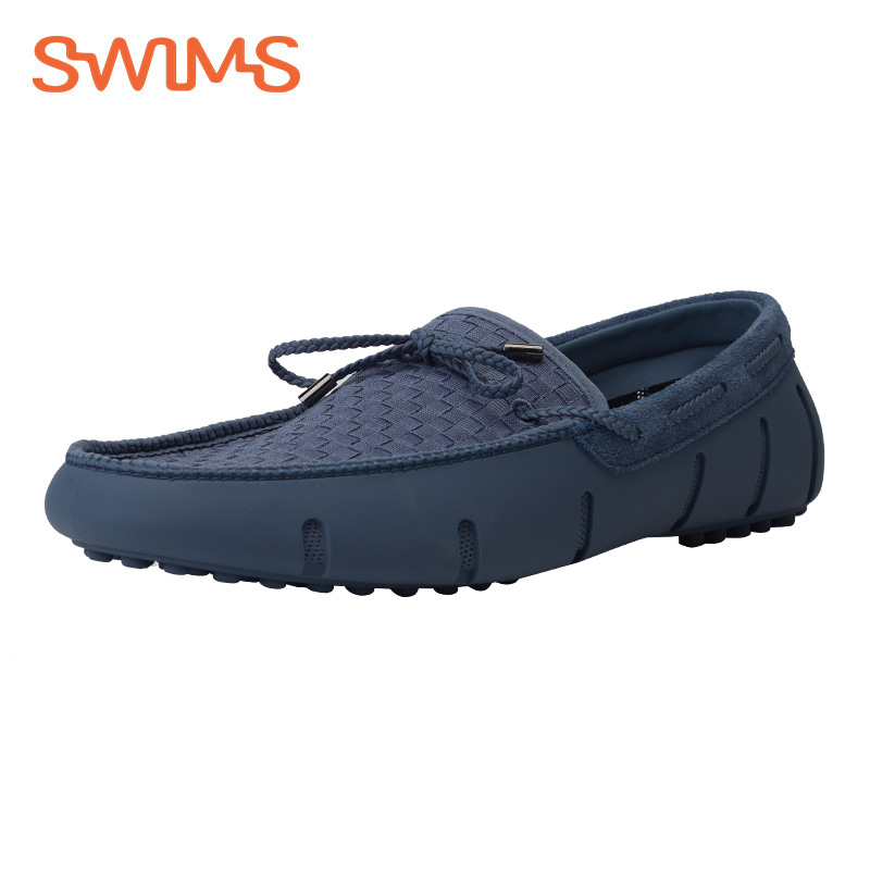 Swims Lace Lux Loafer Driver 挪威18夏款男鞋时尚透气商务休闲豆豆鞋