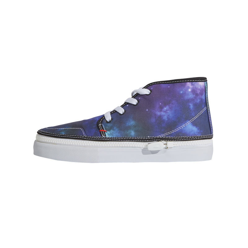 Zipz Mavericks Galaxy 拉链帆布鞋 高帮休闲 时尚百搭 四季男女鞋透气潮流耐磨