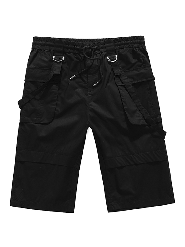 CREAZIONI时尚 休闲短裤 黑色时尚 夏季新款