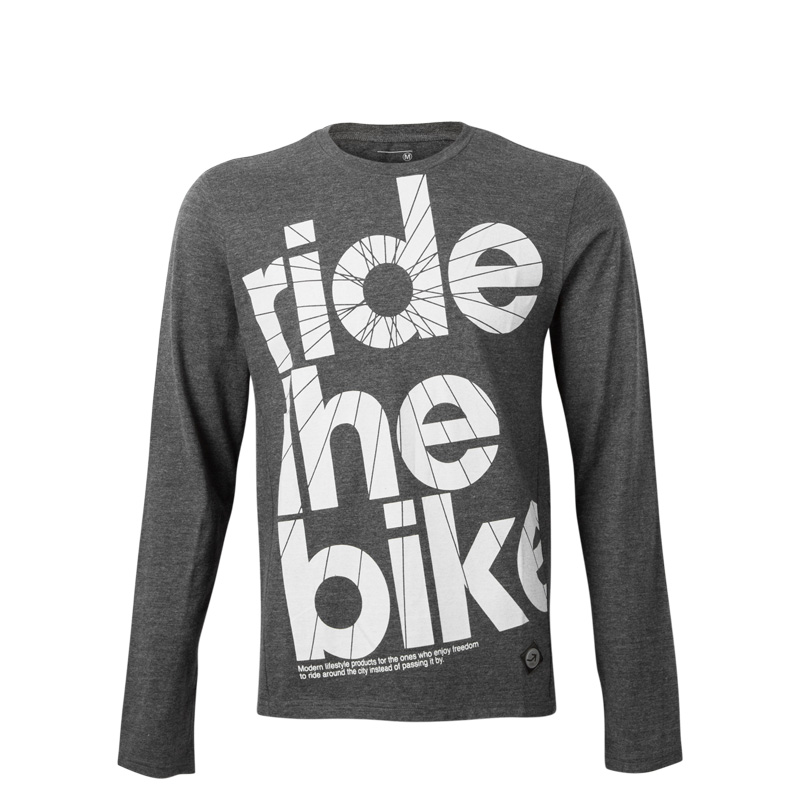 Lee男装 春秋款男子休闲运动透气字母圆领长袖T恤上衣 L15119866G7M