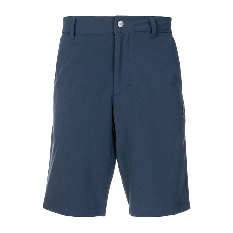Ea7 Emporio Armani 品牌标识海军蓝色涤纶混纺男士短裤#3ZPS09 PNF8Z 1554