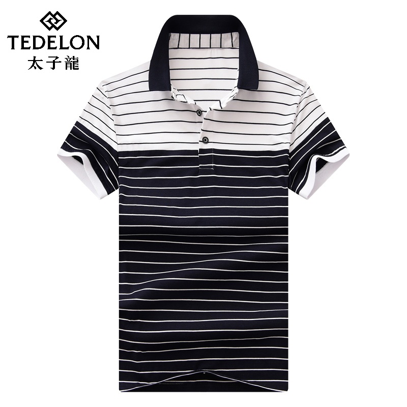 太子龙2018休闲polo衫男夏季新款潮流男装小清新半袖T恤潮