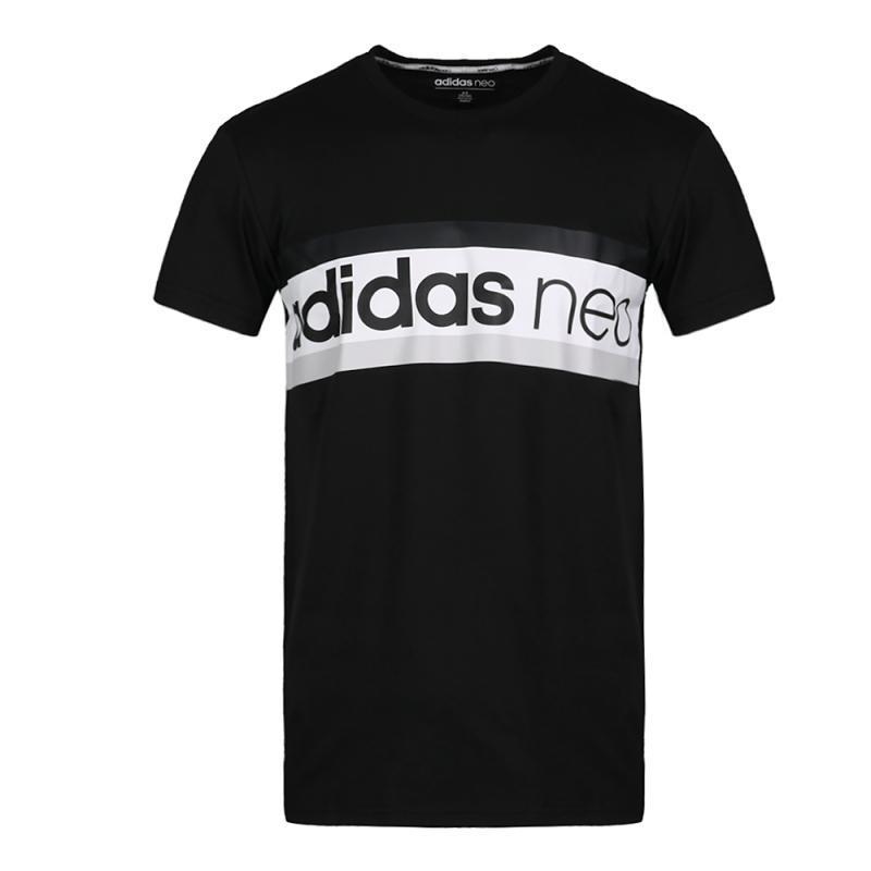 adidas neo阿迪休闲2018男子M FAV TSHIRT圆领短T恤CV9353