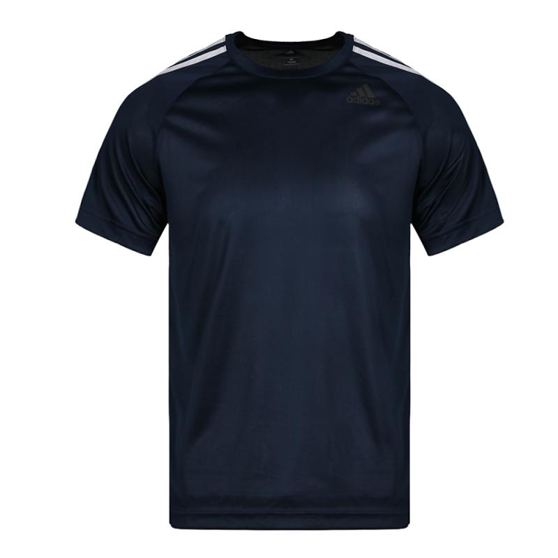adidas阿迪达斯2018男子D2M TEE 3S圆领短T恤BK0969